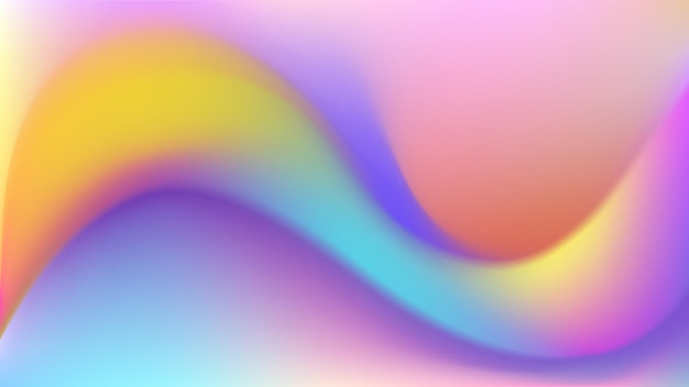 Fondo abstracto gradiente Formas fluidas coloridas para carteles, pancartas, volantes y presentaciones
