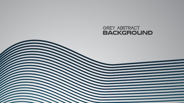Fondo abstracto de gradiente gris con línea curva