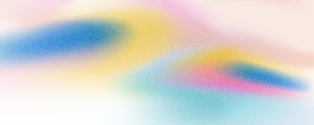 Fondo abstracto con gradiente de malla y textura granulada diseño moderno de moda con rosa amarillo azul