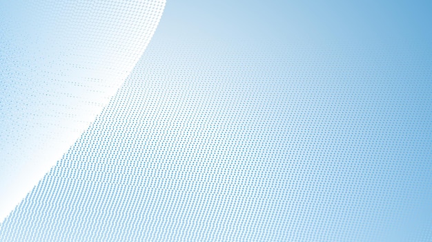 Fondo abstracto con gradiente de medio tono azul para telón de fondo o presentación