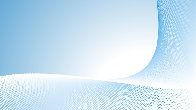Fondo abstracto con gradiente de medio tono azul para telón de fondo o presentación