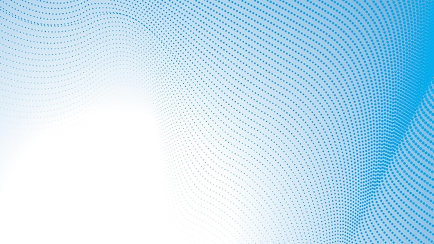 Fondo abstracto con gradiente de medio tono azul para telón de fondo o presentación