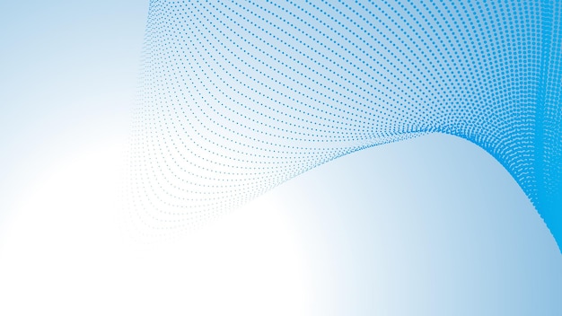 Fondo abstracto con gradiente de medio tono azul para telón de fondo o presentación