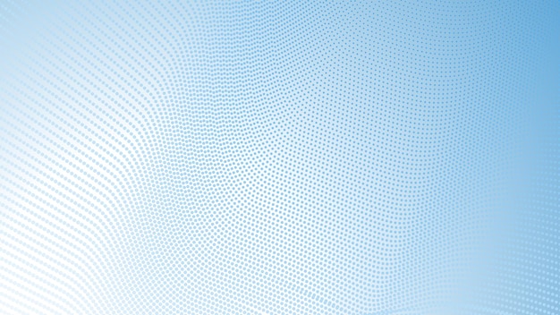 Fondo abstracto con gradiente de medio tono azul para telón de fondo o presentación