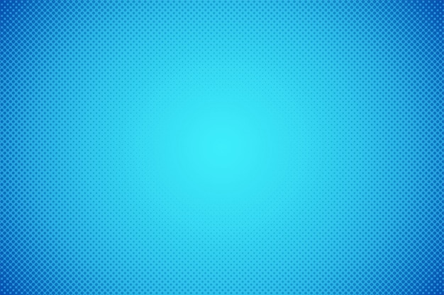 Fondo abstracto. Gradiente de puntos de semitono azul.