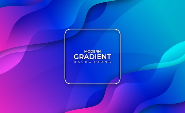 Fondo abstracto de gradientes vibrantes creativos