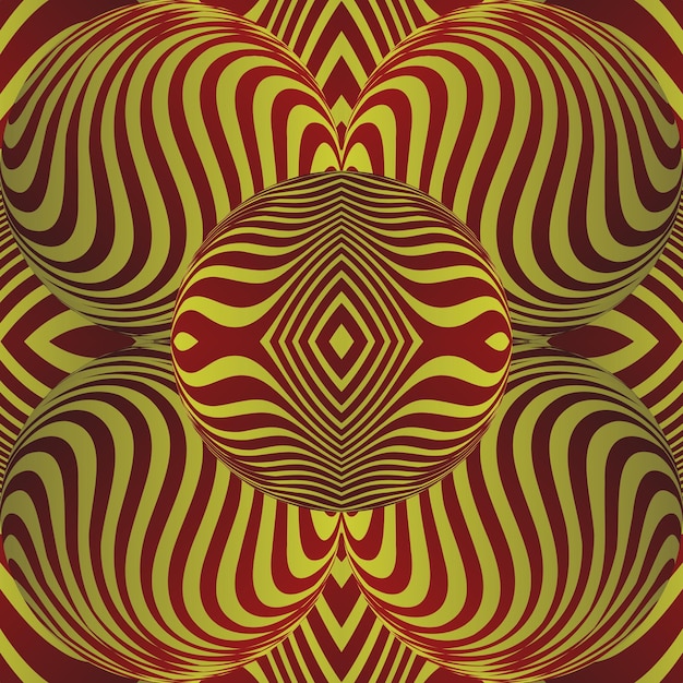 Fondo abstracto con granate rayado texturizado sin costuras y colores amarillo dorado