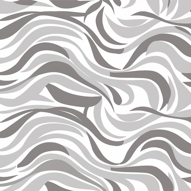 Vector un fondo abstracto gris y blanco con un patrón ondulado