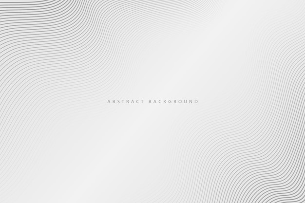 fondo abstracto gris con elegante patrón de línea vectorial de curva transparente eps10