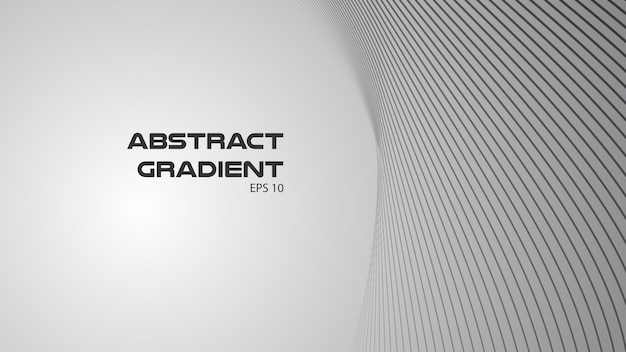 Fondo abstracto gris con línea curva para el fondo o la presentación