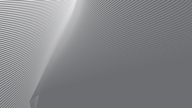 Fondo abstracto gris con línea curva para el fondo o la presentación
