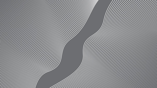 Fondo abstracto gris con línea curva para el fondo o la presentación