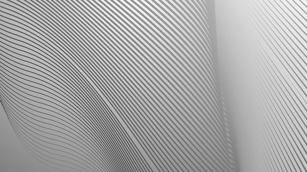 Fondo abstracto gris con líneas de rayas curvas para el fondo o la presentación