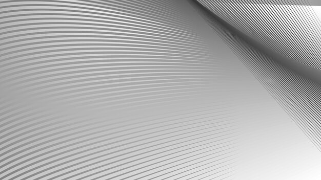 Fondo abstracto gris con líneas de rayas curvas para el fondo o la presentación