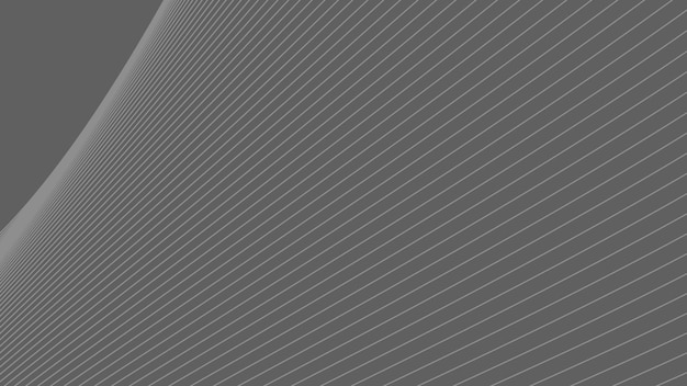Fondo abstracto gris con líneas de rayas curvas para el fondo o la presentación