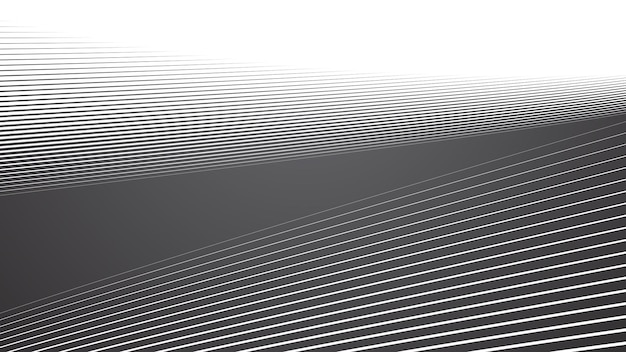 Fondo abstracto gris oscuro con rayas imagen vectorial de línea curva