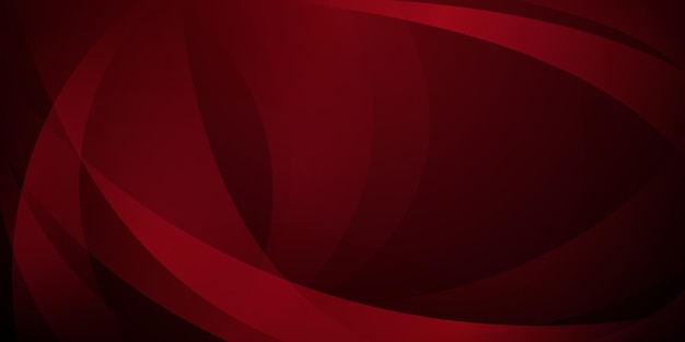 Fondo abstracto hecho de líneas curvas en colores rojo oscuro