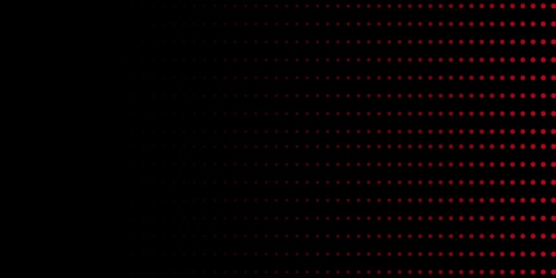 Fondo abstracto hecho de líneas y puntos rojos de medio tono en colores rojos oscuros