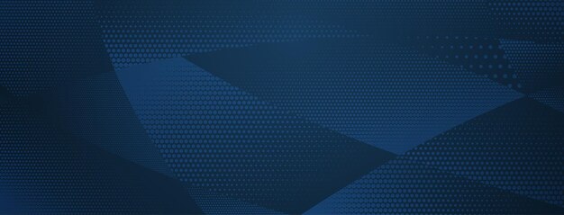 Fondo abstracto hecho de puntos de semitono en colores azules