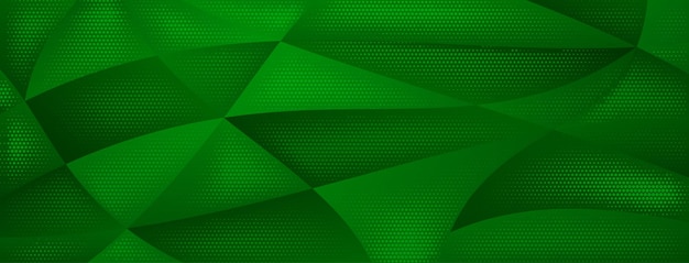 Fondo abstracto hecho de puntos de semitono en colores verdes