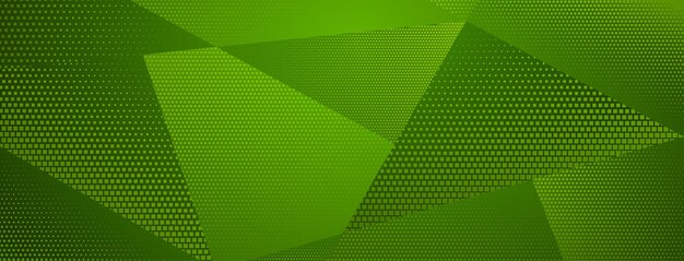 Fondo abstracto hecho de puntos de semitono en colores verdes