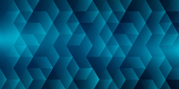 Fondo abstracto hexagonal con luz Fondo de tecnología abstracta de vector de juego hexagonal