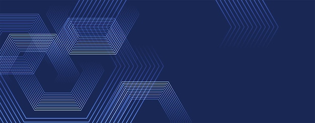 Fondo abstracto del hexágono Tecnología diseño poligonal Minimalismo futurista digital