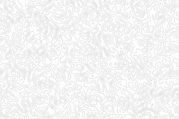 Fondo abstracto de la ilustración de Vector de patrón de línea de contorno topográfico