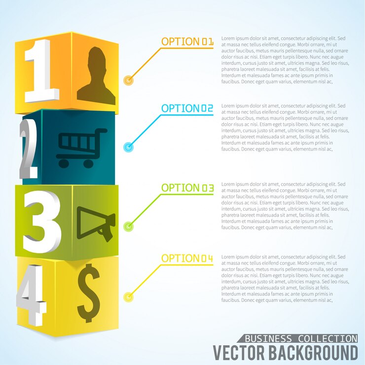 Fondo abstracto de infografía con iconos y lugar para el texto. La ilustración del vector, eps10, contiene transparencias.