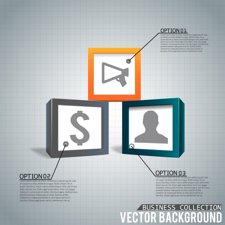 Fondo abstracto de infografía con iconos y lugar para el texto. La ilustración del vector, eps10, contiene transparencias.
