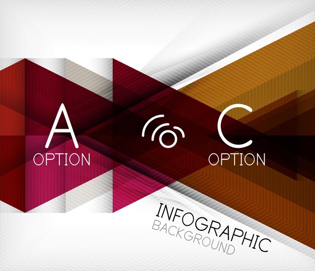 Fondo abstracto infográfico