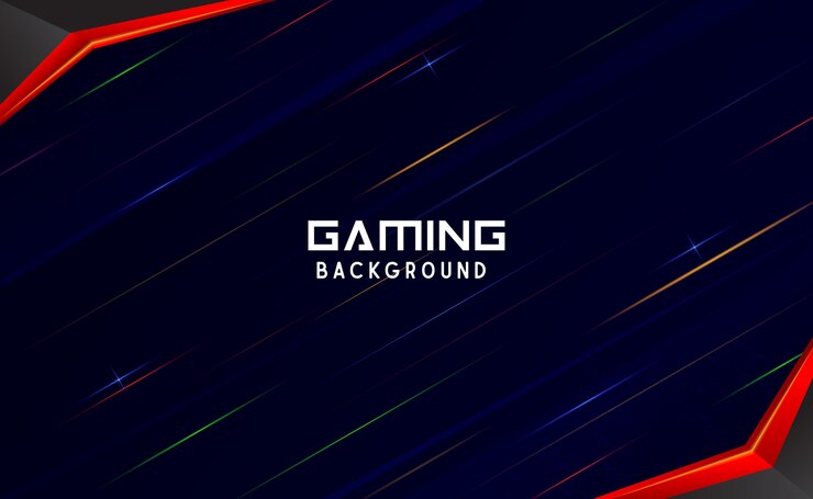 Vector fondo abstracto de juegos con objeto de rayo de luz