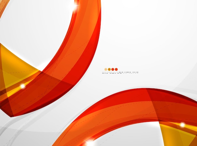 Fondo abstracto de línea de onda suave