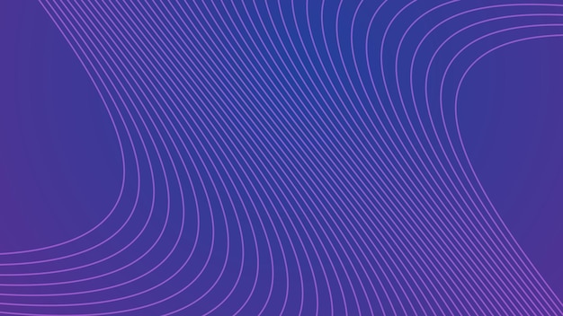 Fondo abstracto de línea ondulada púrpura para telón de fondo o presentación