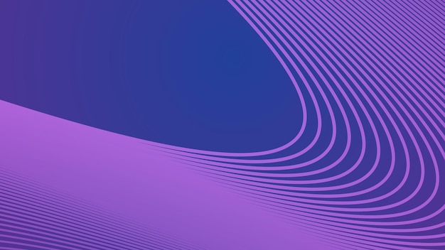 Fondo abstracto de línea ondulada púrpura para telón de fondo o presentación