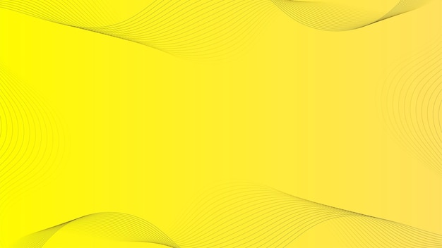 Fondo abstracto de líneas amarillas La forma del elemento de diseño. Conceptos e ideas para la tecnología.