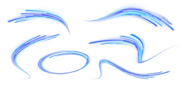 Vector fondo abstracto líneas de borde de rotación efecto png onda en línea rayas de neón en la forma