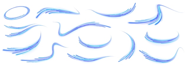 Fondo abstracto líneas de borde de rotación efecto png onda en línea rayas de neón en la forma
