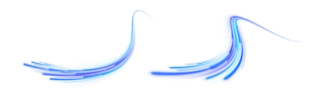 Fondo abstracto líneas de borde de rotación efecto png onda en línea rayas de neón en la forma