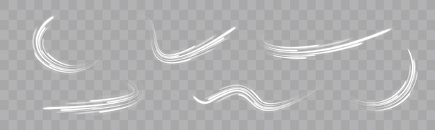 Fondo abstracto líneas de borde de rotación efecto png ondas en línea rayas de neón