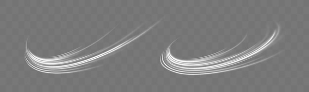 Fondo abstracto líneas de borde de rotación efecto png ondas en línea rayas de neón