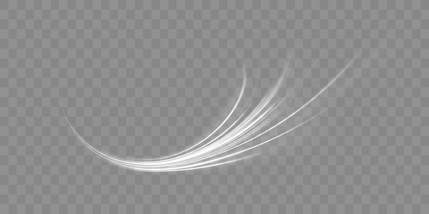 Fondo abstracto líneas de borde de rotación efecto png ondas en línea rayas de neón