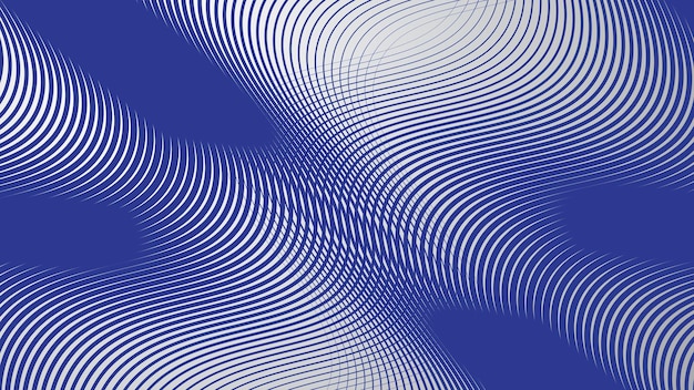Fondo abstracto con líneas curvas azules para el fondo o la presentación