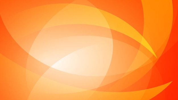Fondo abstracto de líneas curvas en colores naranja