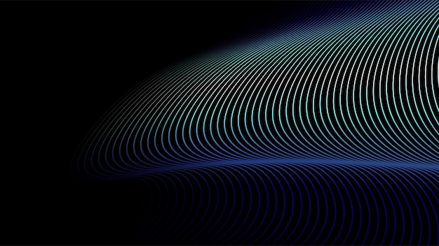Fondo abstracto con líneas curvas y ondas Perfecto para cualquier uso