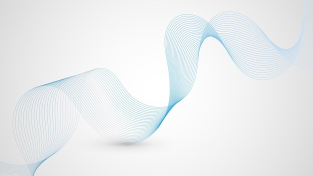 Fondo abstracto con líneas curvas y ondas Perfecto para cualquier uso