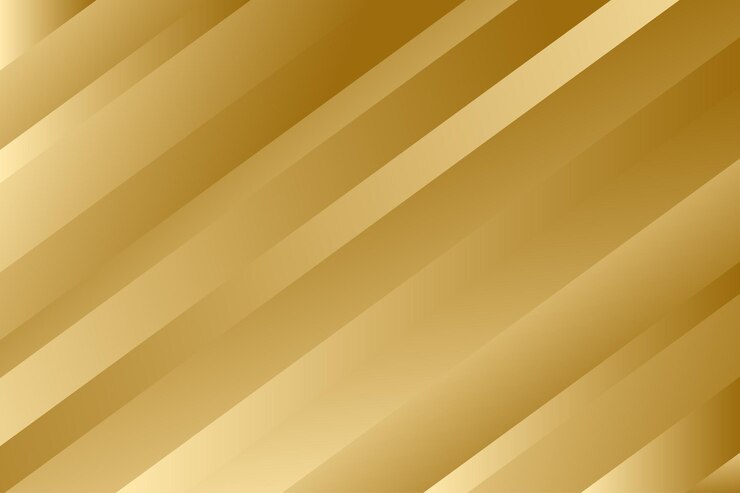 Fondo abstracto de líneas diagonales en color dorado gradiente