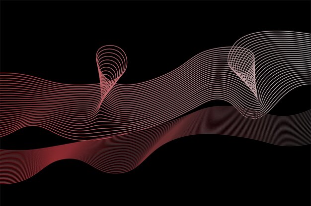 Fondo abstracto con líneas dinámicas