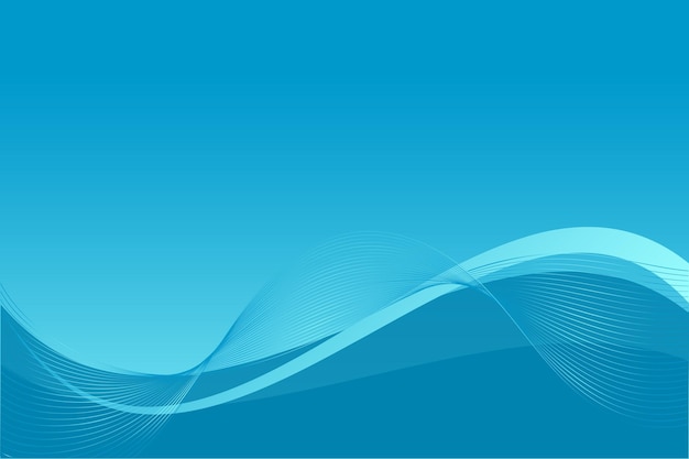 Fondo abstracto de líneas fluidas