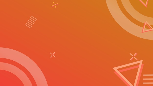 Fondo abstracto con líneas geométricas minimalistas dinámicas sin costuras fondo de color naranja geométrico moderno y elegante